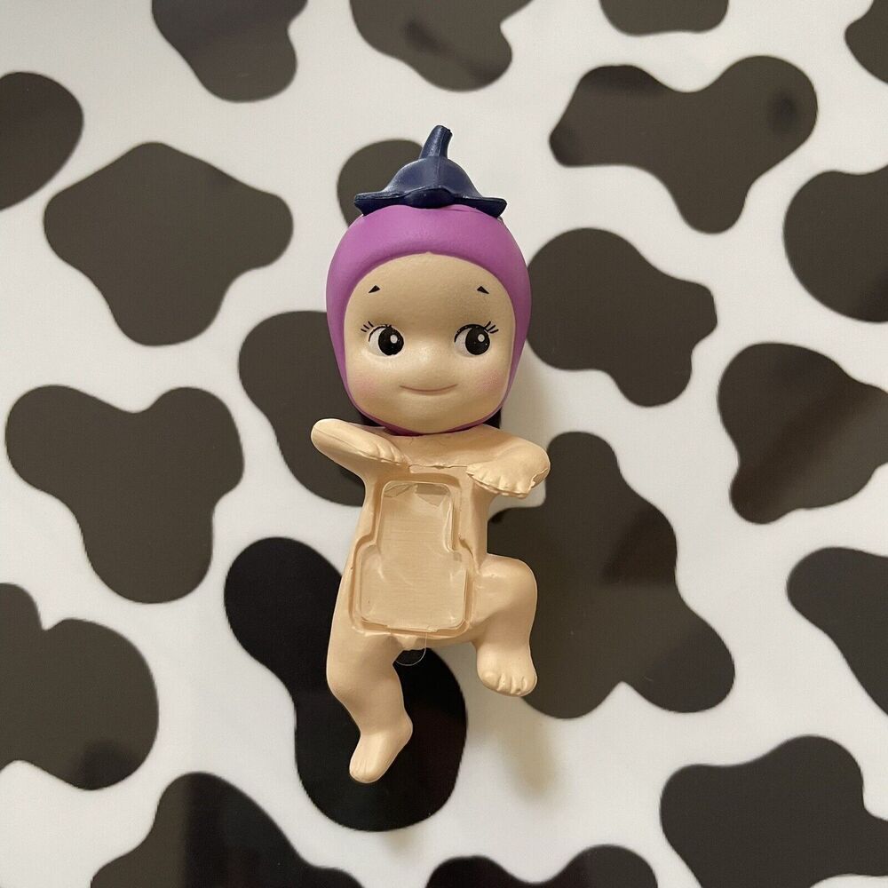 Sonny Angel Hippers Eggplant Harvest series Mini Figure Fruit Vegetable Attach